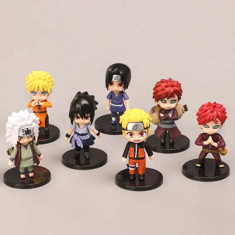 12pcs/set Naruto Anime Shippuden PVC Figures